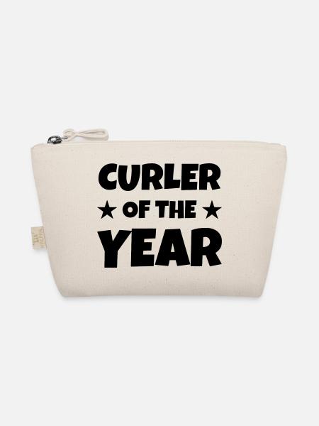 Curling - Curler - Sport - Winner - Curleur - Organic Pouch - nature - Front