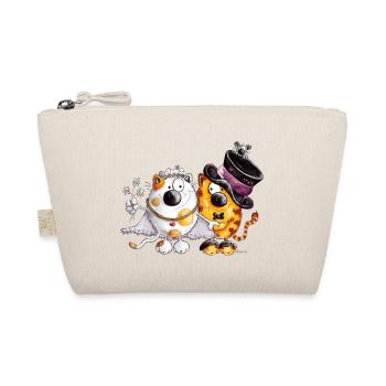 Cats Wedding - Organic Pouch - nature - Front