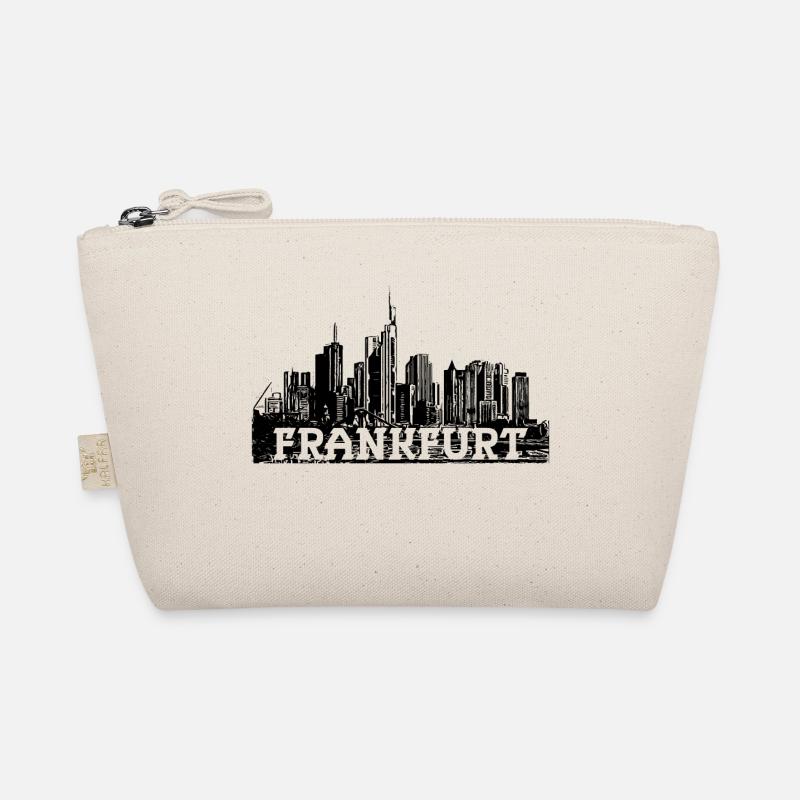 Frankfurt - Skyline - Bio-Täschchen - Natur