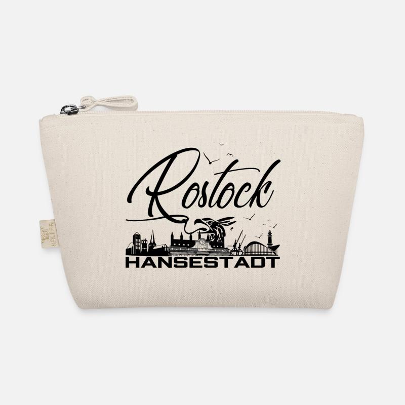 Rostock - Hansestadt - Silhouette - Bio-Täschchen - Natur