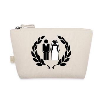 Hochzeitspaar - Wedding Couple - Bio-Täschchen - Natur - Vorne