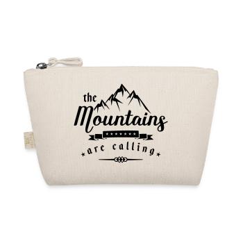 mountains are calling design - Bio-Täschchen - Natur - Vorne