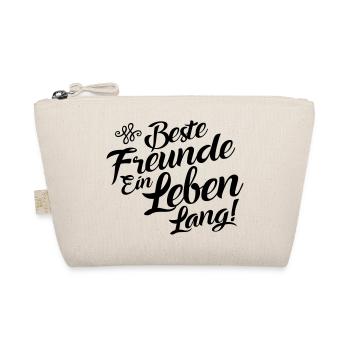 beste freunde ein leben - Bio-Täschchen - Natur - Vorne