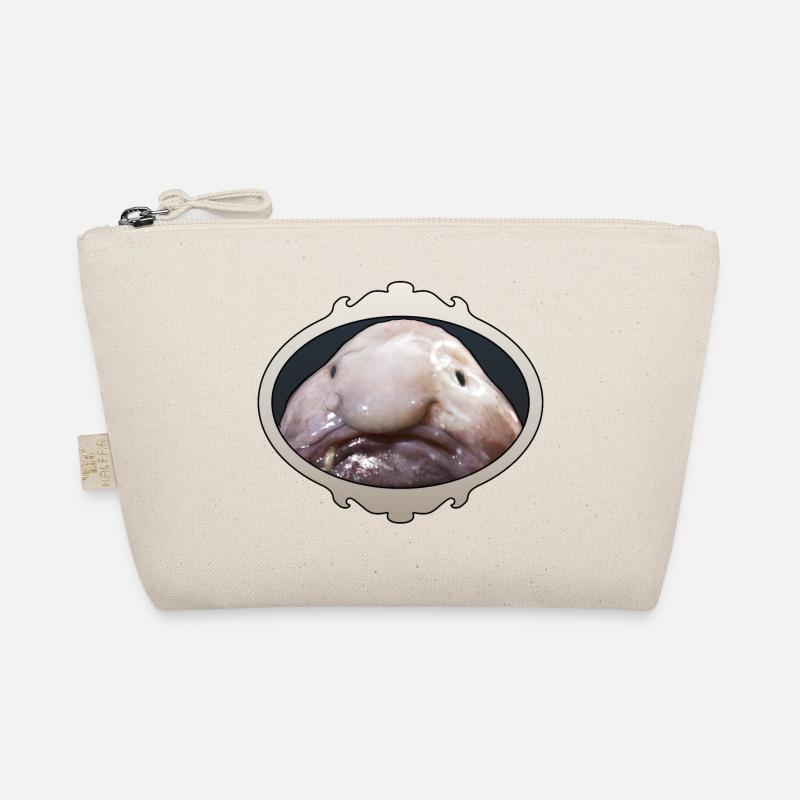 Blobfisch - Hässlicher Fisch - Mr Blob - Bio-Täschchen - Natur