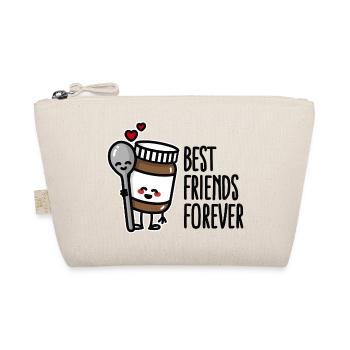 Best friends forever chocolate spread / spoon BFF - Organic Pouch - nature - Front