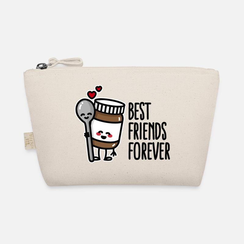 Best friends forever chocolate spread / spoon BFF Bio-Täschchen