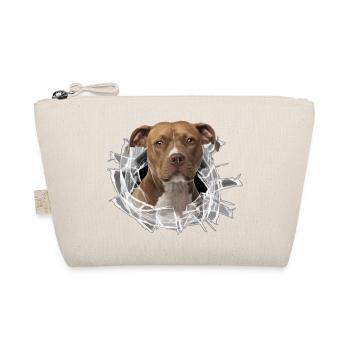 American Staffordshire Terrier *Glas-Loch* - Bio-Täschchen - Natur - Vorne
