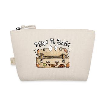 Time To Travel I valise voyage vacances - Trousse biologique - nature - Devant