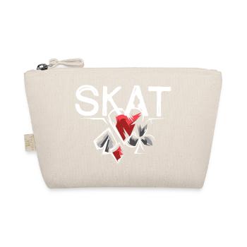 Skat Illustration Game Colors Heart Spades Game - Organic Pouch - nature - Front