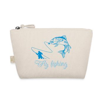fly fishing fish - Organic Pouch - nature - Front