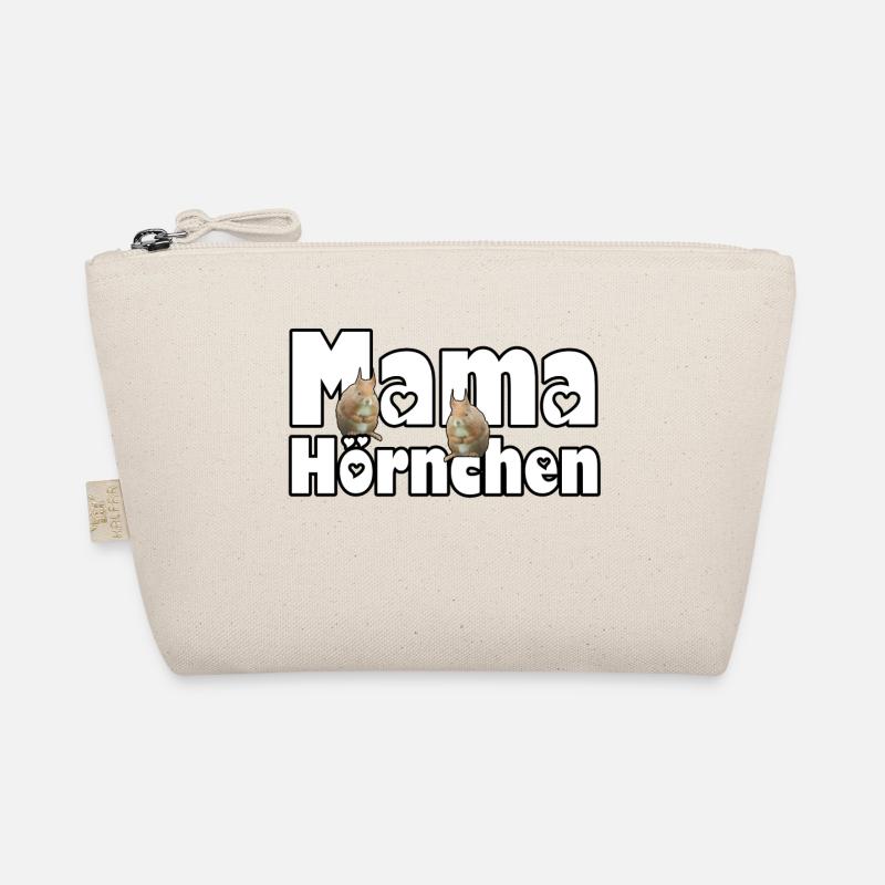 Mama Eichhörnchen Mutter Tier Muttertag Spruch Bio-Täschchen