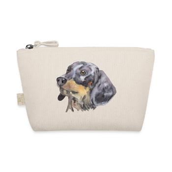 dachshund - Organic Pouch - nature - Front