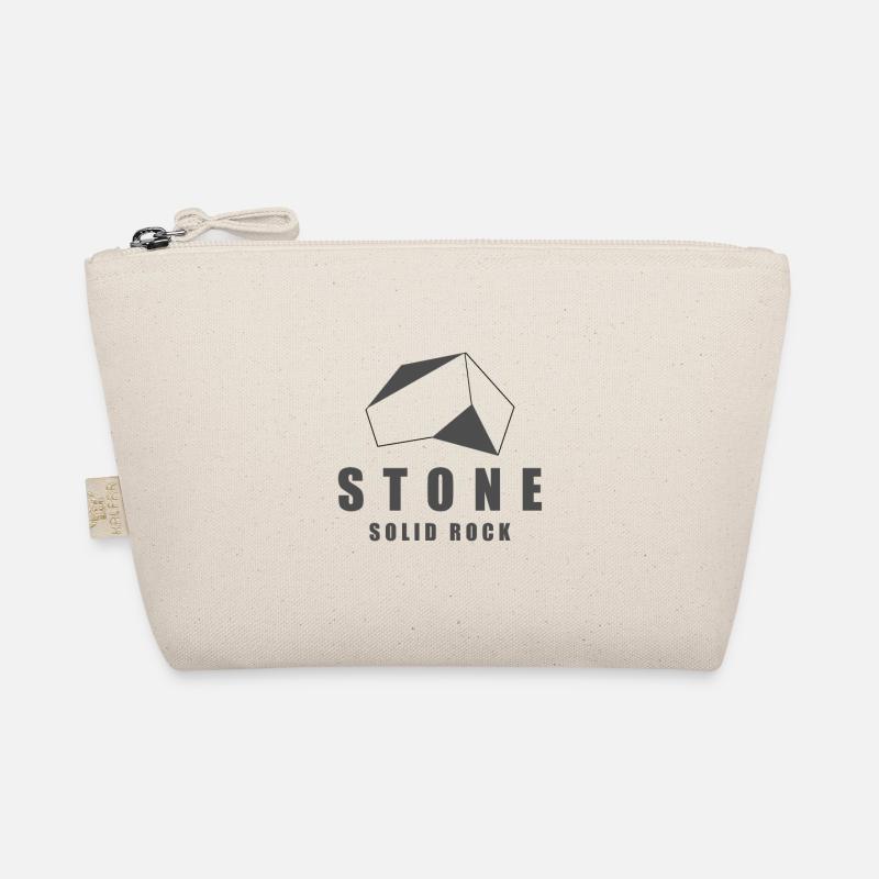 Stone solid rock Organic Pouch
