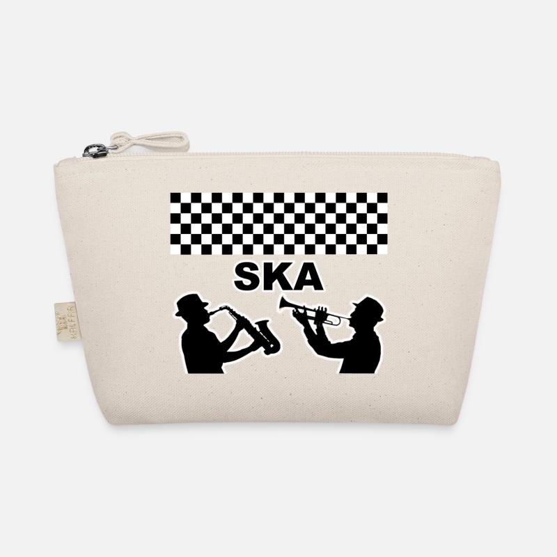 SKA REGGAE BRASS DESIGN - Bio-Täschchen - Natur
