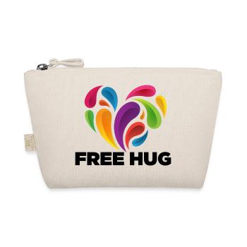 Free hug - Organic Pouch - nature - Front