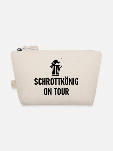 Schrottkönig on Tour - Bio-Täschchen - Natur - Vorne