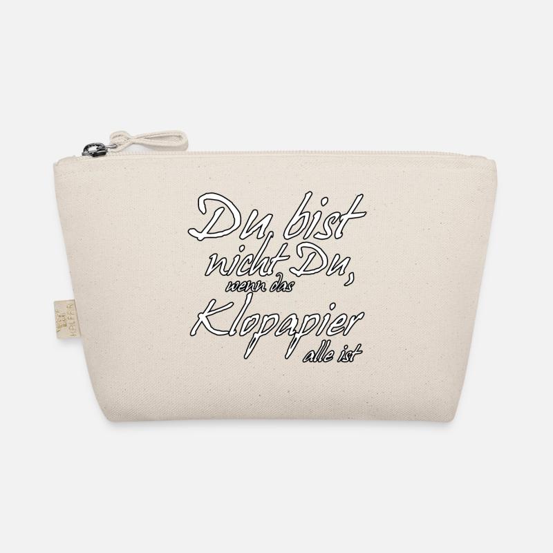 Klopapier lustig Spruch Virus Statement Bio-Täschchen