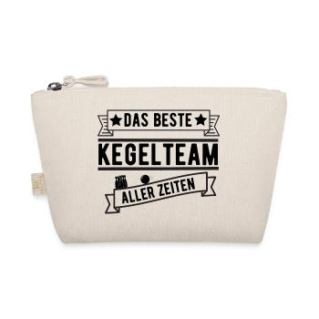 Bestes Kegelteam - Kegeln Kegler Geschenkidee - Bio-Täschchen - Natur - Vorne