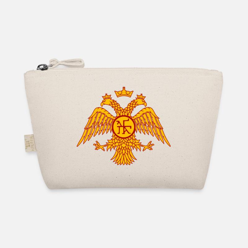 Orthodox religion christ jesus hawk motiv tshirt - Bio-Täschchen - Natur