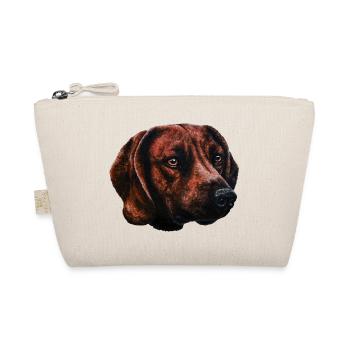 Welding dog portrait - Organic Pouch - nature - Front