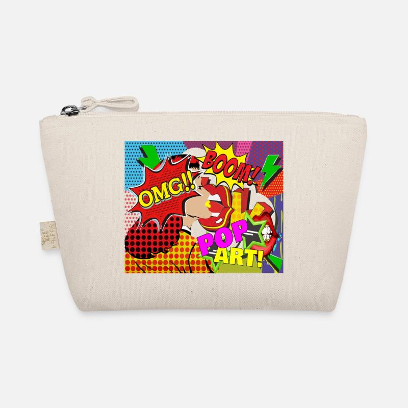 Pop art - Organic Pouch - nature