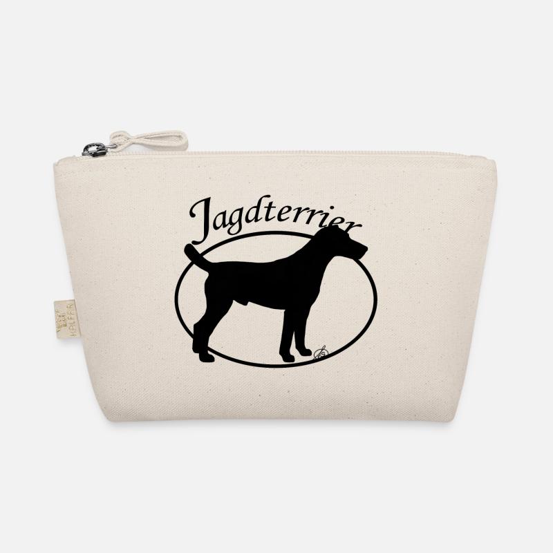 Hunting terrier with an oval edge Organic Pouch