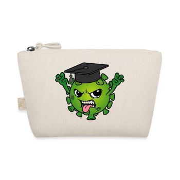 Graduation Mascot Corona Virus Doctor's Hat Motto - Organic Pouch - nature - Front