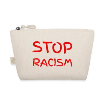 STOP RACSIM. Against racism! - Organic Pouch - nature - Front