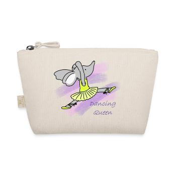 Dancing Queen Elefant Geschenk - Bio-Täschchen - Natur - Vorne