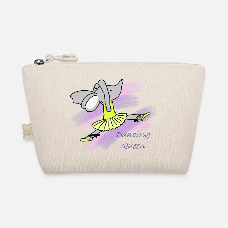 Dancing Queen elephant gift Organic Pouch