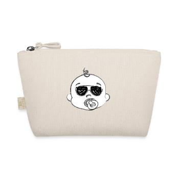 Geschenkidee, lustig, Familie, Baby, Spaß, cool, Weihnachten - Bio-Täschchen - Natur - Vorne