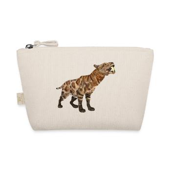 Saber-toothed cat Smilodon - Organic Pouch - nature - Front