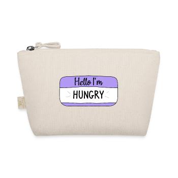 Bonjour j'ai faim, T-shirt drôle - Trousse biologique - nature - Devant