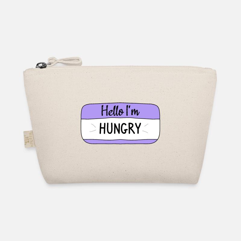 Hello im hungry, funny T-shirt Organic Pouch