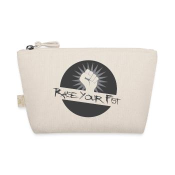 Raise Your Fist - Organic Pouch - nature - Front