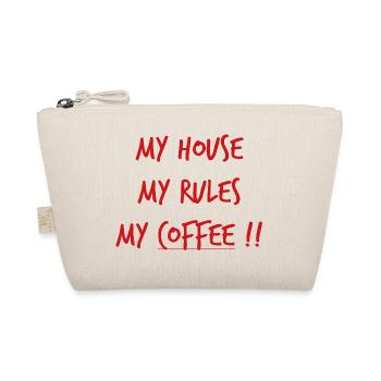 Ma maison Mes règles Mon café !! énonciation drôle - Trousse biologique - nature - Devant