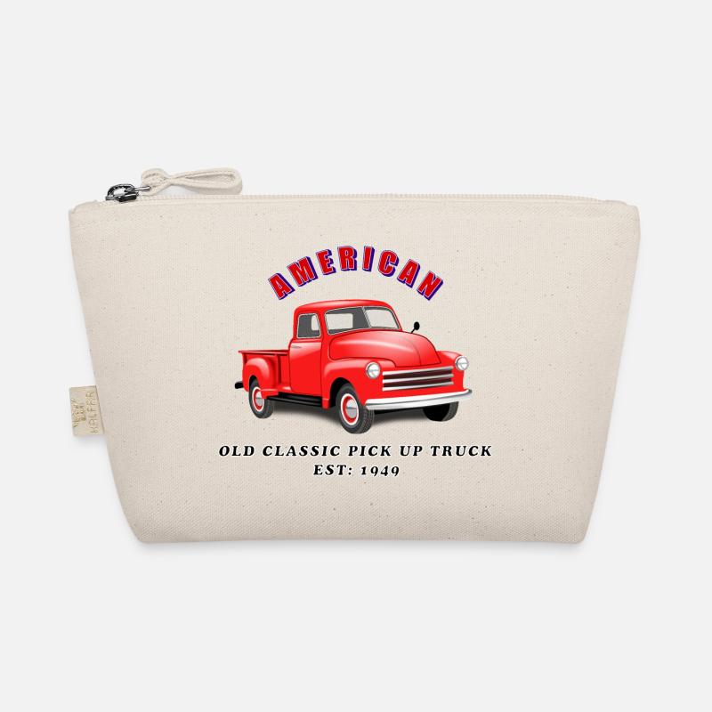 OLD CLASSIC PICK UP TRUCK Bio-Täschchen