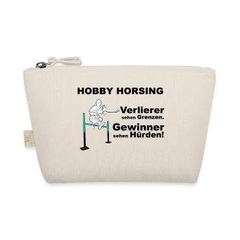 Losers see limits, winners see hurdles - Organic Pouch - nature - Front