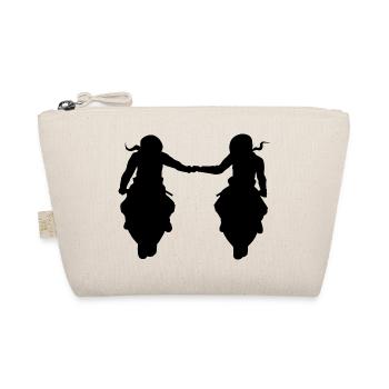 Biker Buddy Friends Freunde Biker-Girls Bikerin - Bio-Täschchen - Natur - Vorne