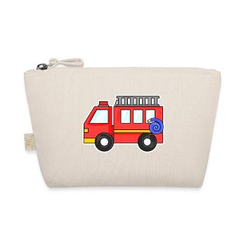 Fire truck - Organic Pouch - nature - Front