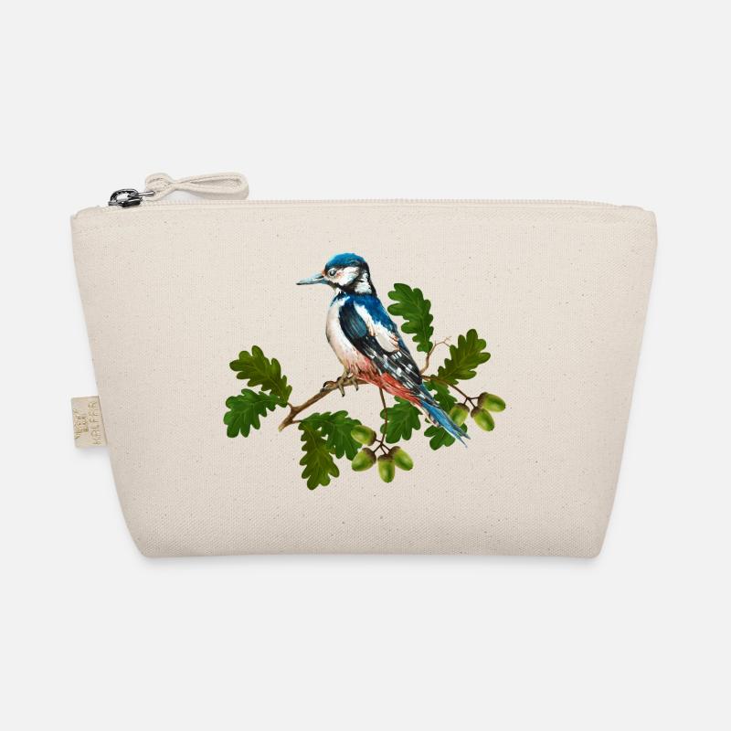 Bunte Vogel - Bio-Täschchen - Natur