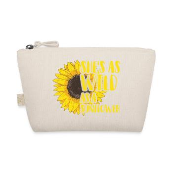 Sie ist so wild wie eine Sonnenblume. - Bio-Täschchen - Natur - Vorne
