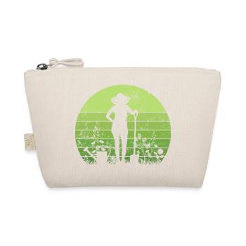 Gardener in the Garden Retro - Organic Pouch - nature - Front
