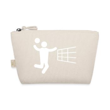 Volleyball volleyball players Volleyball players - Organic Pouch - nature - Front