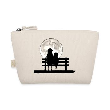 Clara and Georg on their favourite bank - Organic Pouch - nature - Front