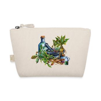 Kräuterhexe Utensilien Fantasy Design - Bio-Täschchen - Natur - Vorne