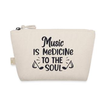 Music is medicine to the - Organic Pouch - nature - Front