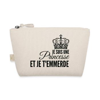 Princesse affirmée et rebelle - Trousse biologique - nature - Devant