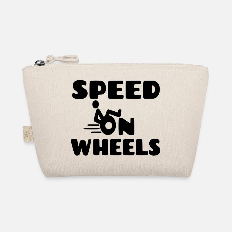 Geschwindigkeit auf Rädern, Rennrollstuhlfahrer * Bio-Täschchen