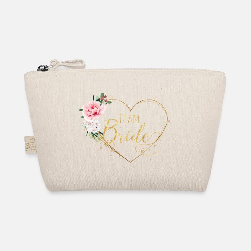 Coeur FleurTeam Bride personnalisable Trousse biologique